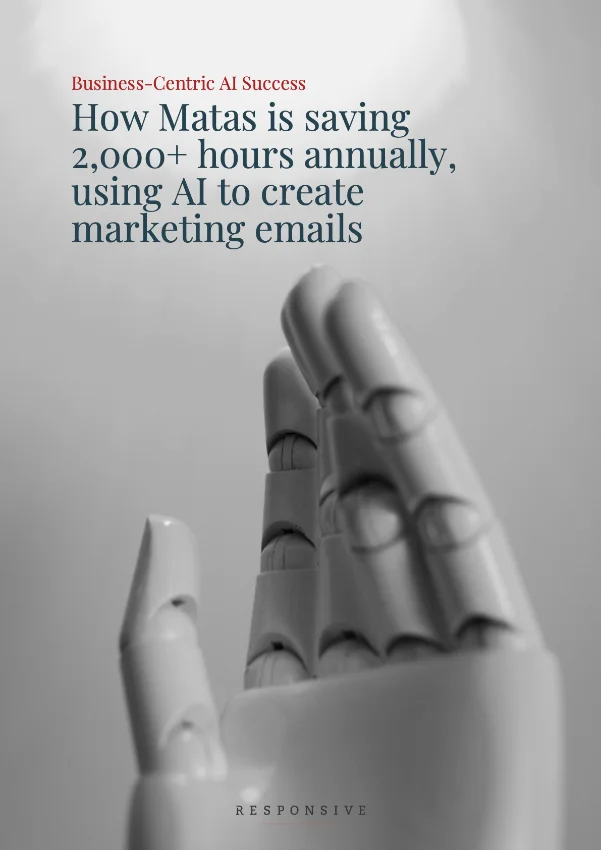 Cover of the white paper AI-Tool for Marketing Emails